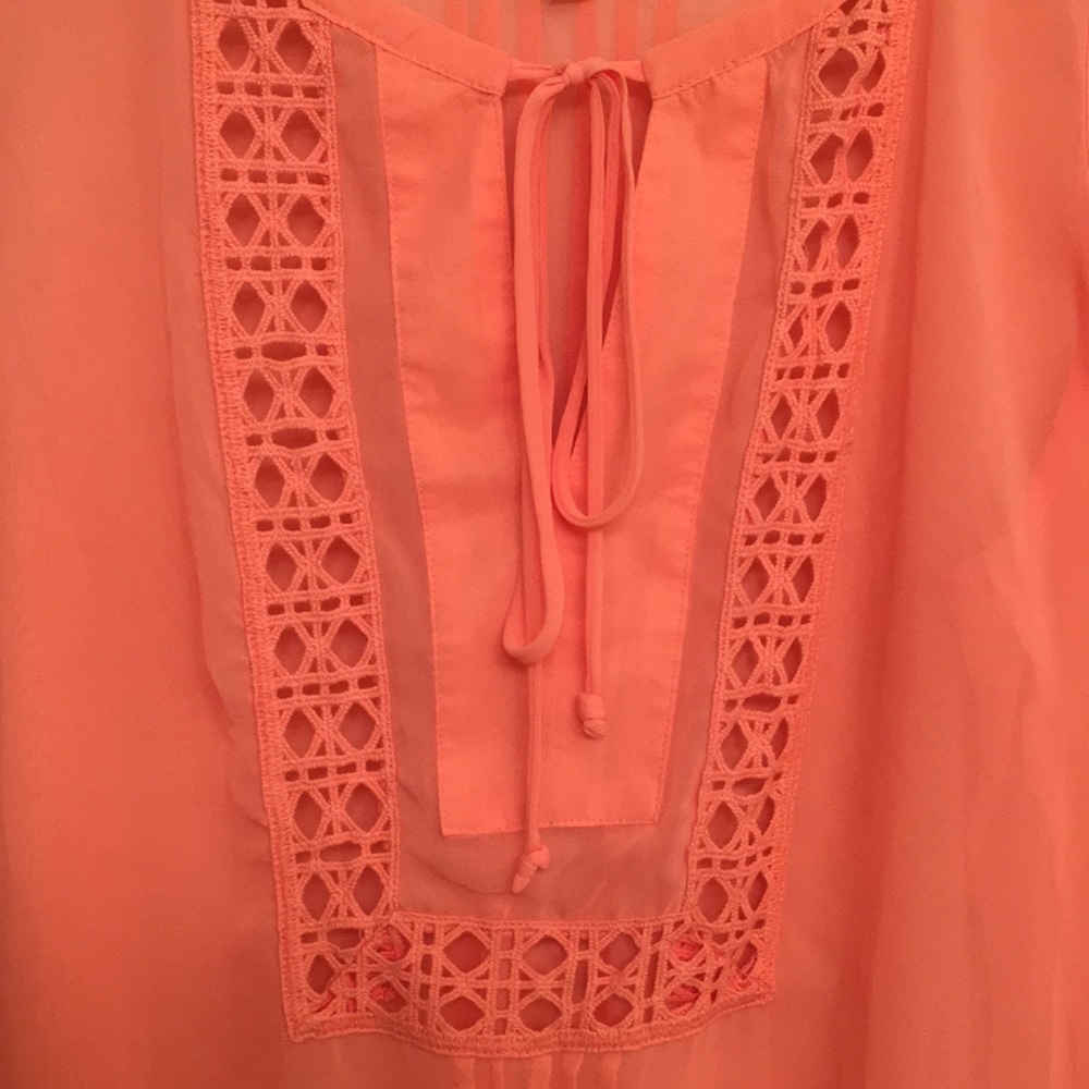 EUC Sleeveless sheer Blouse / Loose fit - Picture 7 of 14